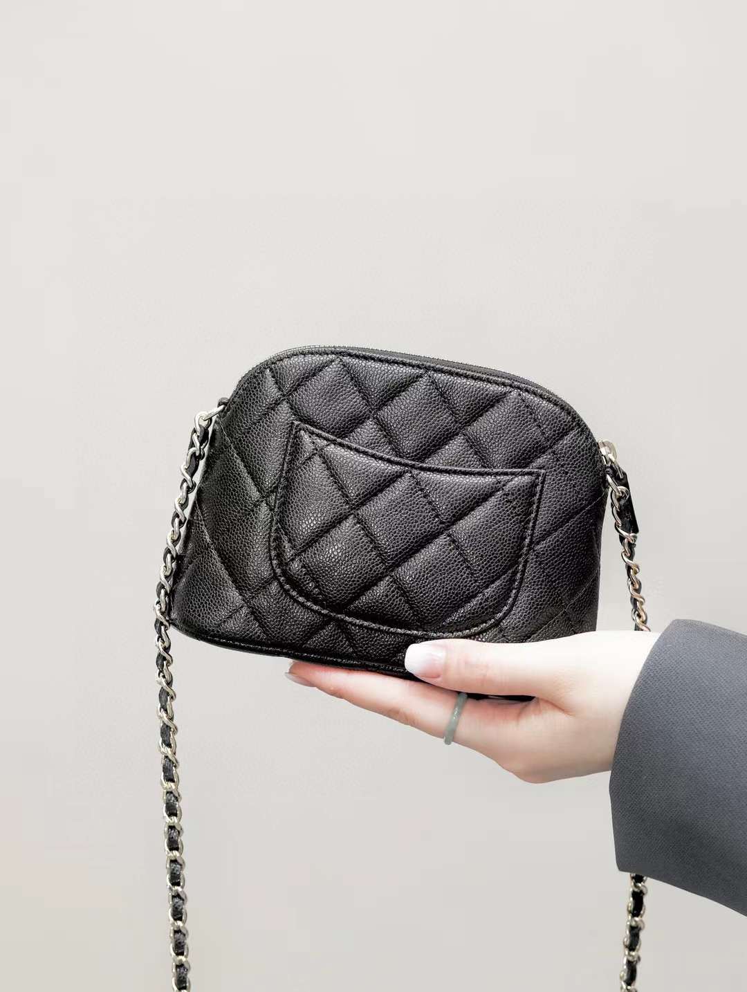 Chanel 24C classic clutch with chain view 2