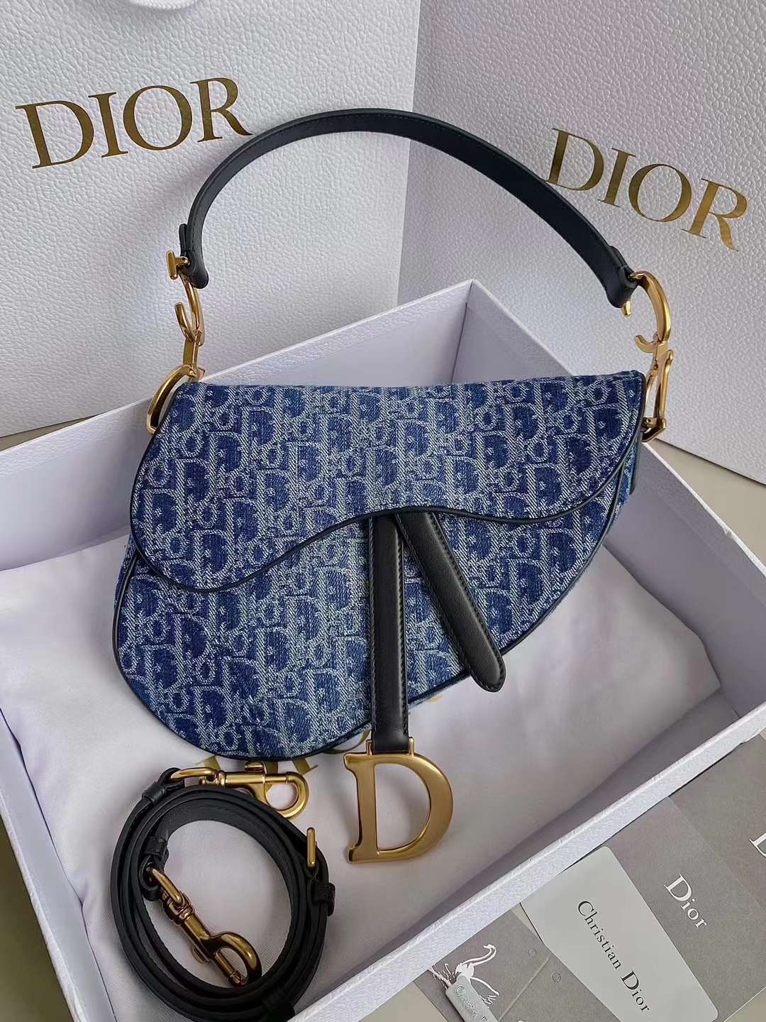 Dior 2024 CD Saddle BAG view 1
