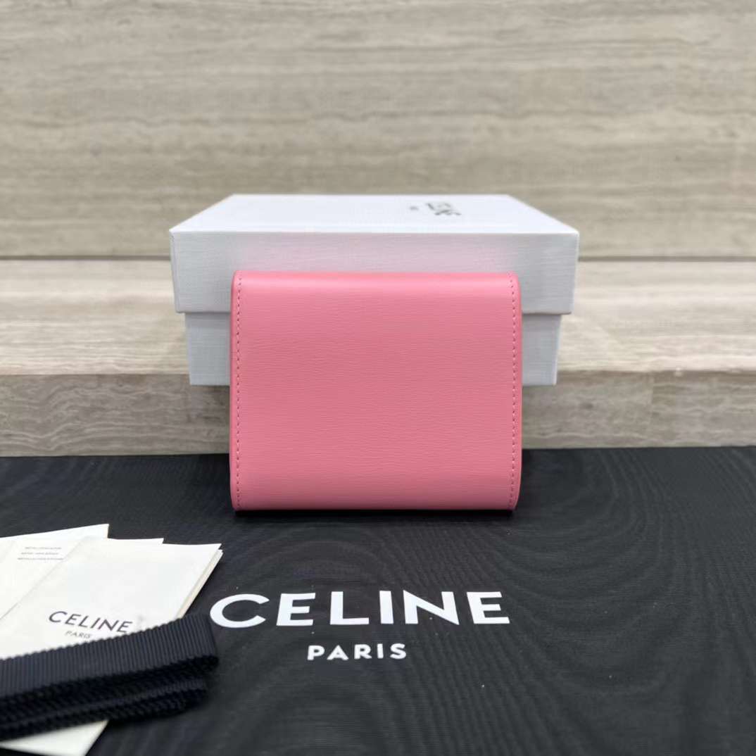 Celine NEW Triumphal Arch logo wallet view 2