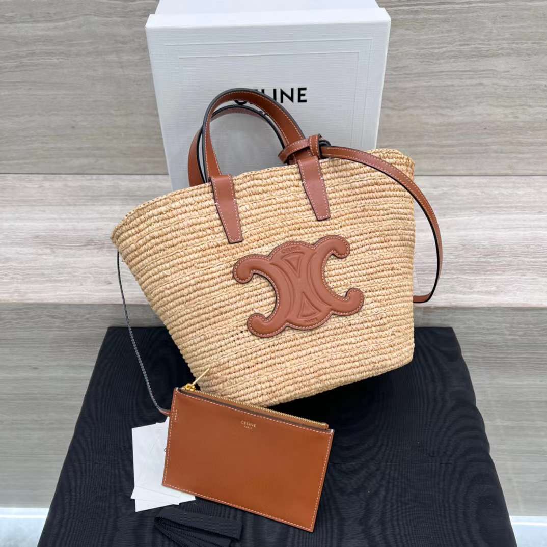 Celine TEEN Plant basket bag view 1