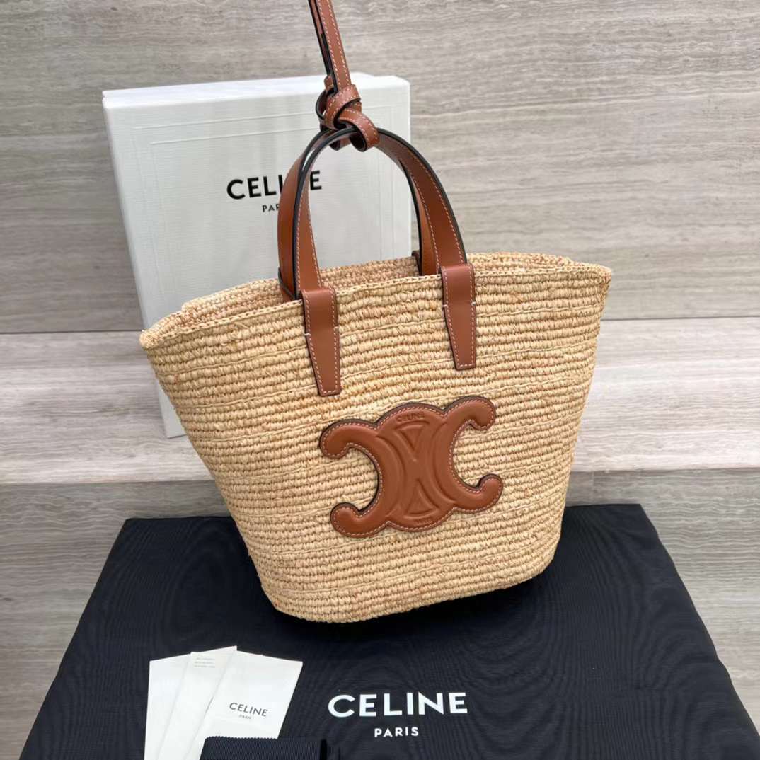 Celine TEEN Plant basket bag view 2