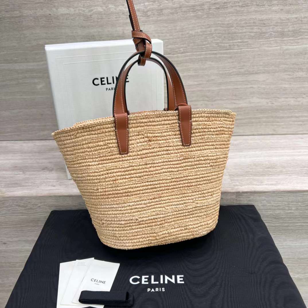 Celine TEEN Plant basket bag view 3