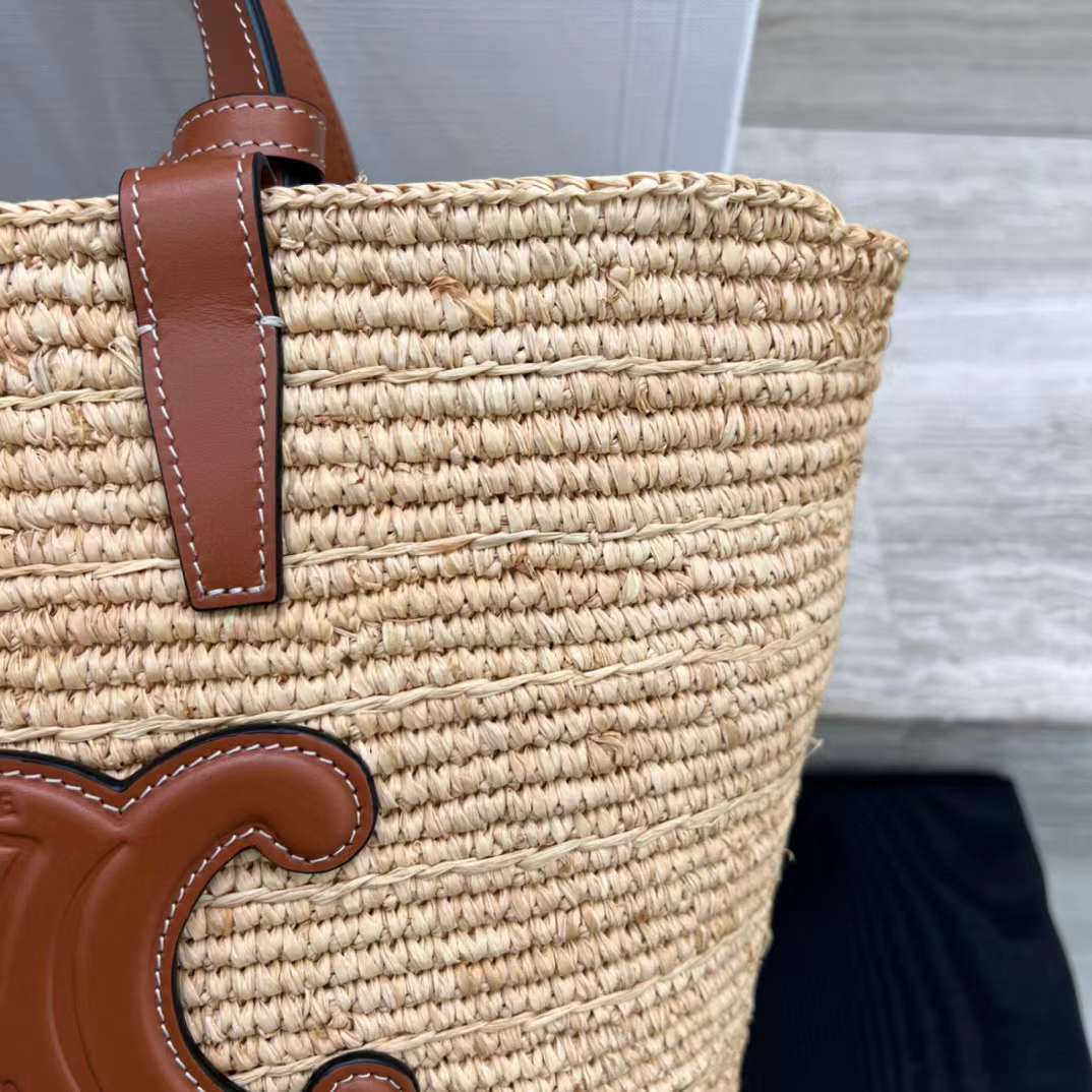 Celine TEEN Plant basket bag view 7
