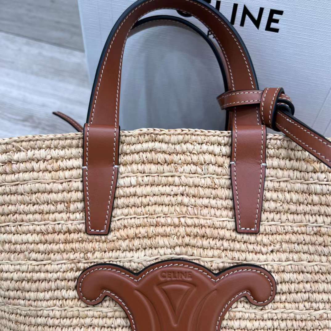 Celine TEEN Plant basket bag view 8