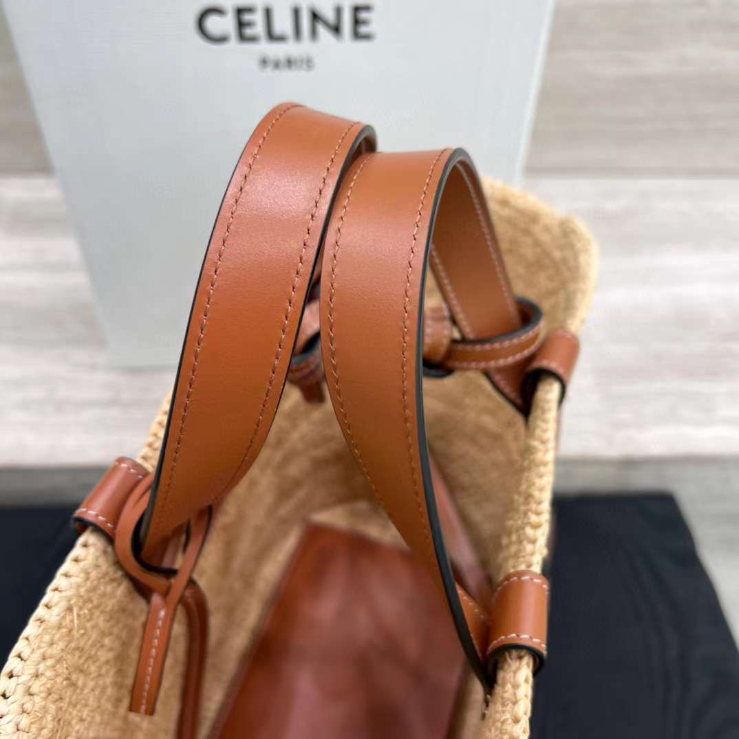 Celine TEEN Plant basket bag view 9