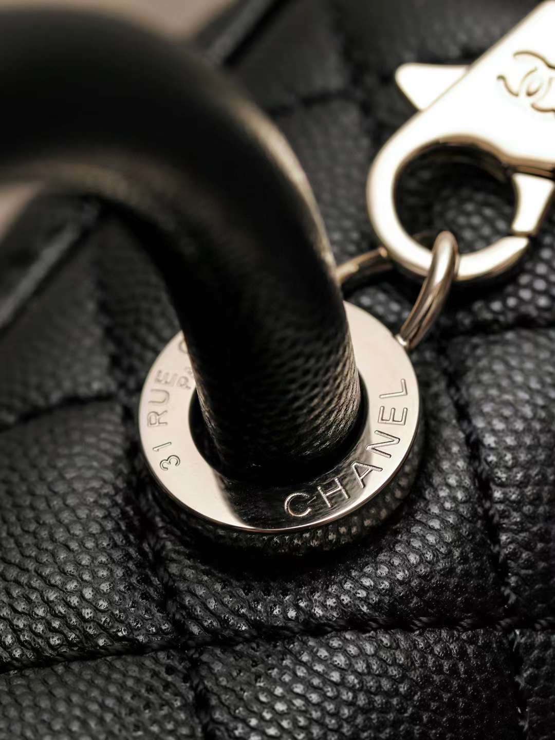 Chanel mini shopping bag view 8