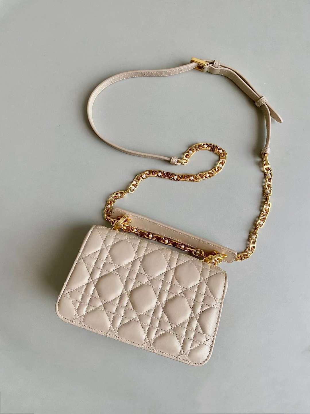 Dior Mini Jolie Top Handle Bag view 3