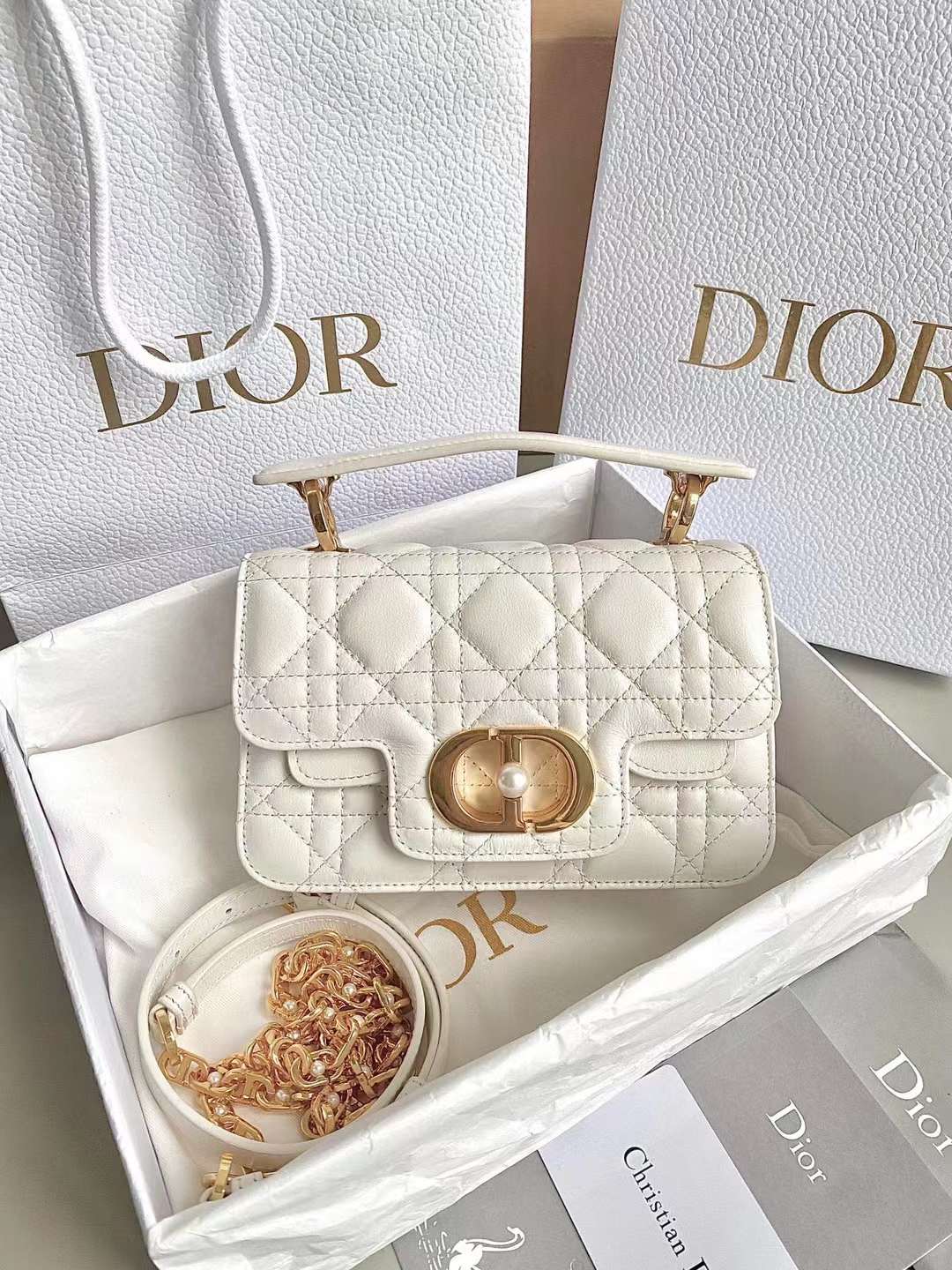 Dior Mini Jolie Top Handle Bag view 1