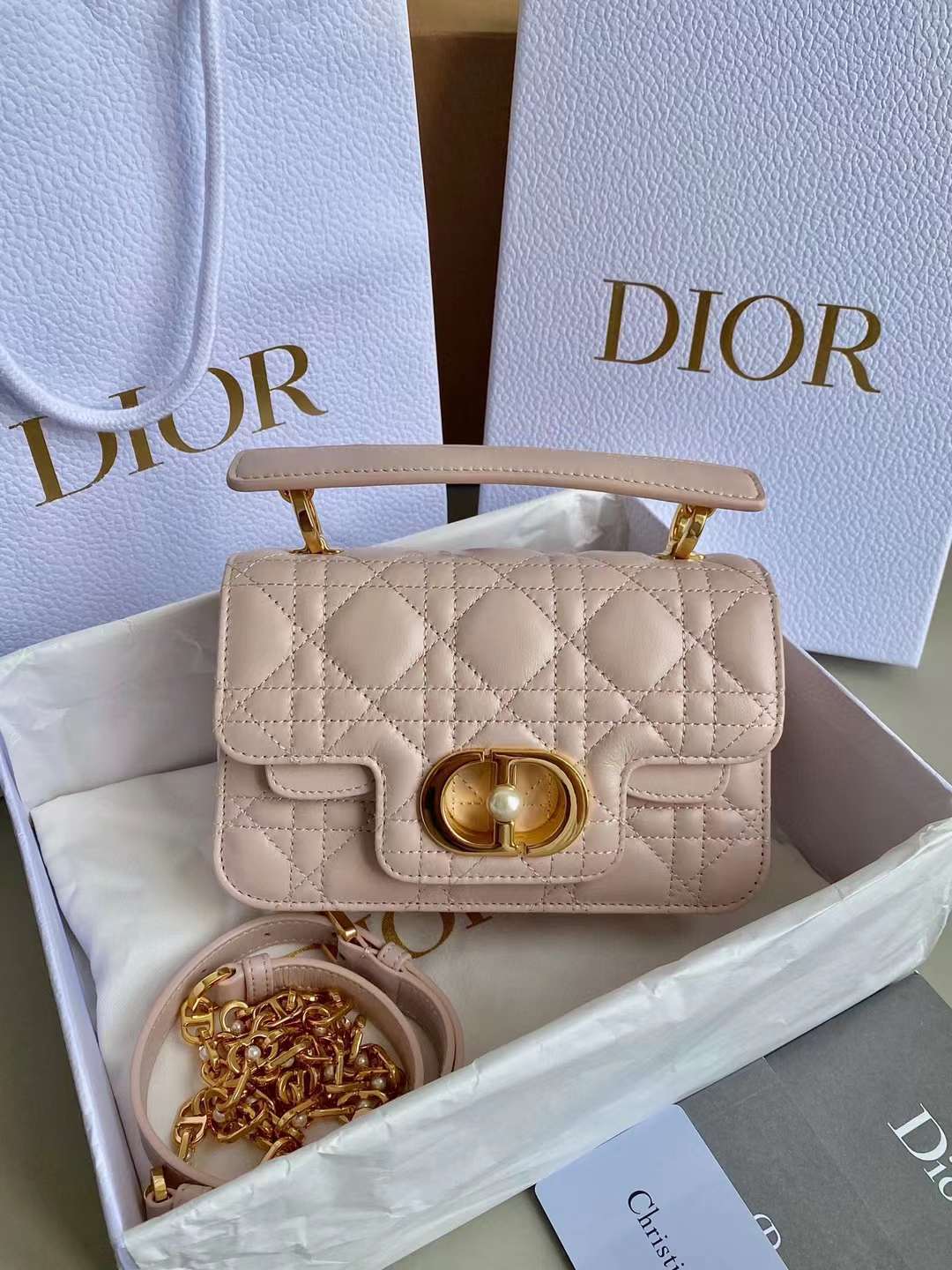 Dior Mini Jolie Top Handle Bag view 1