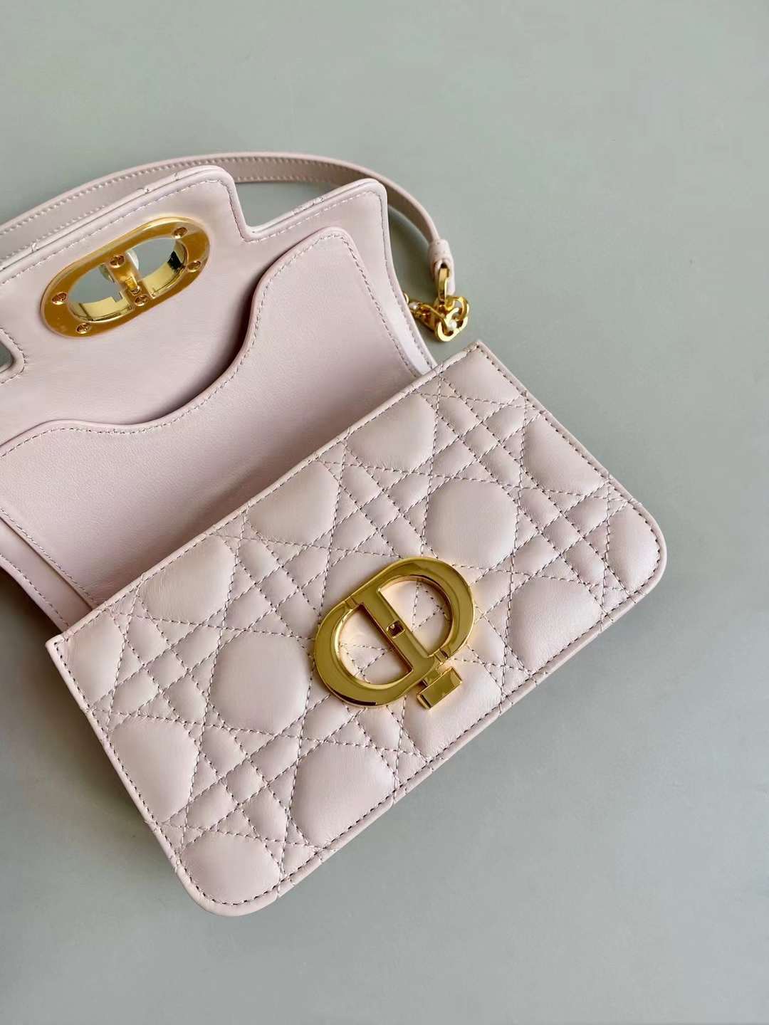 Dior Mini Jolie Top Handle Bag view 3