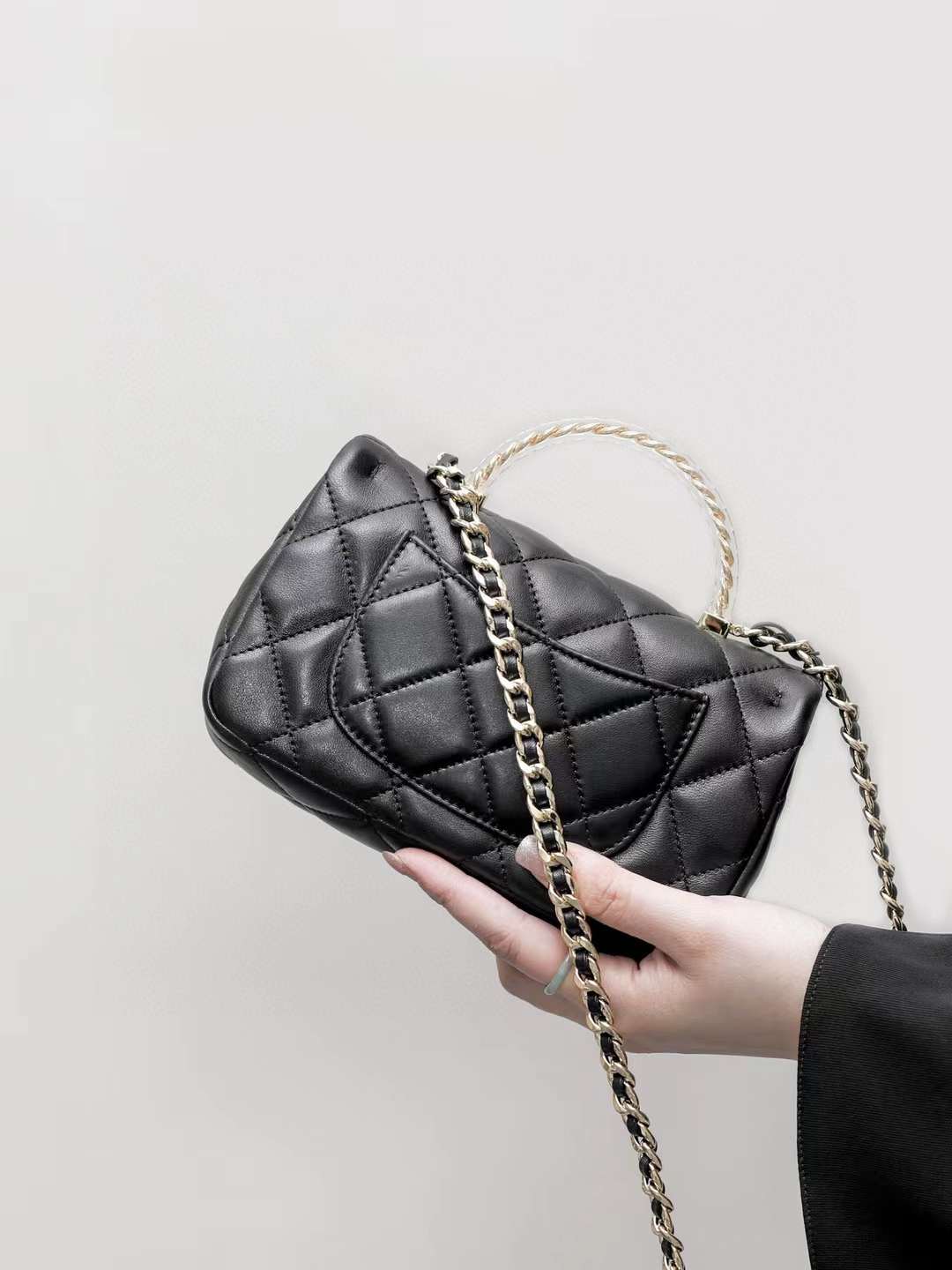 Chanel 24S Resin wrist flap bag view 2