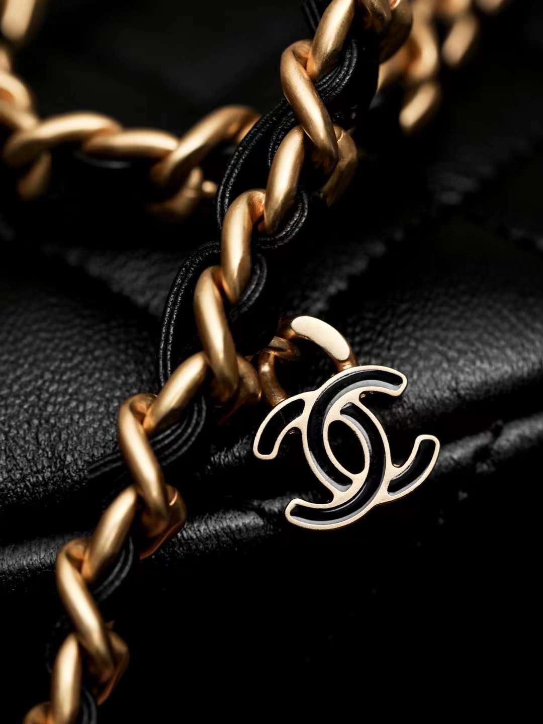 Chanel 24P Enamel letter flap bag view 7