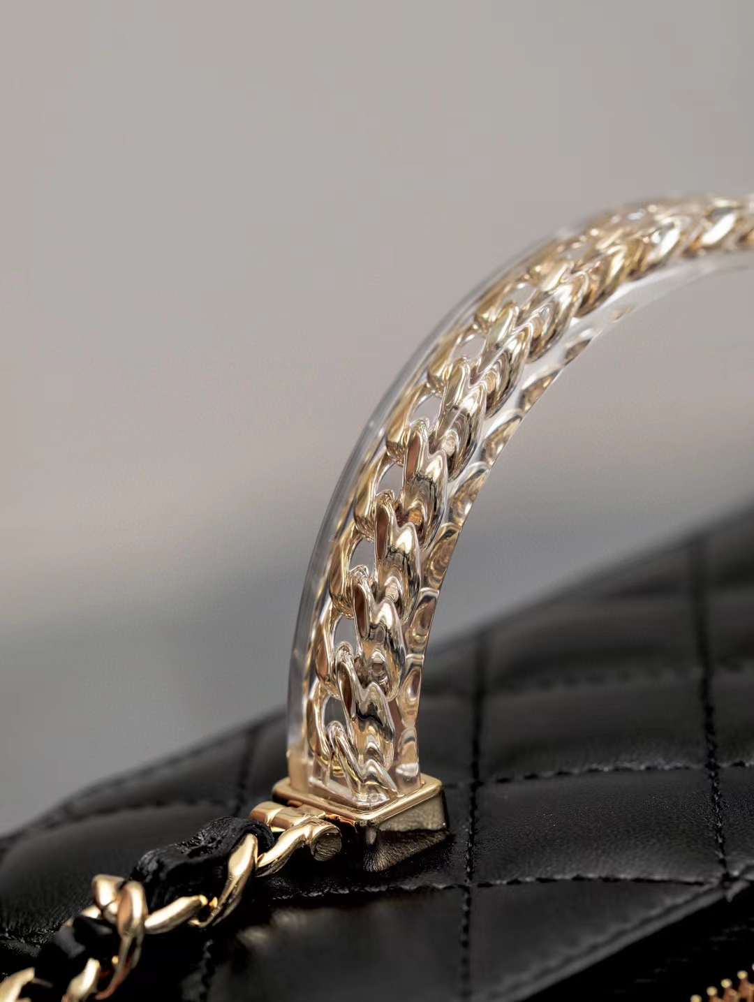 Chanel clutch with chain view 6
