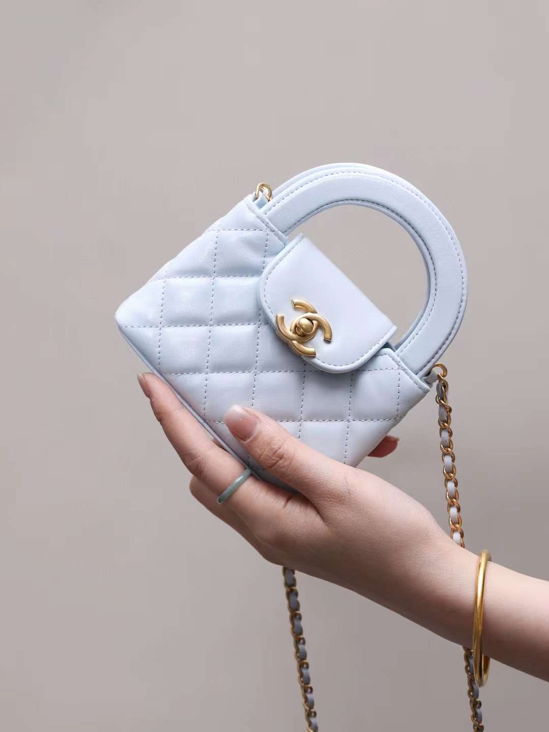 Chanel 23K mini shopping bag view 1