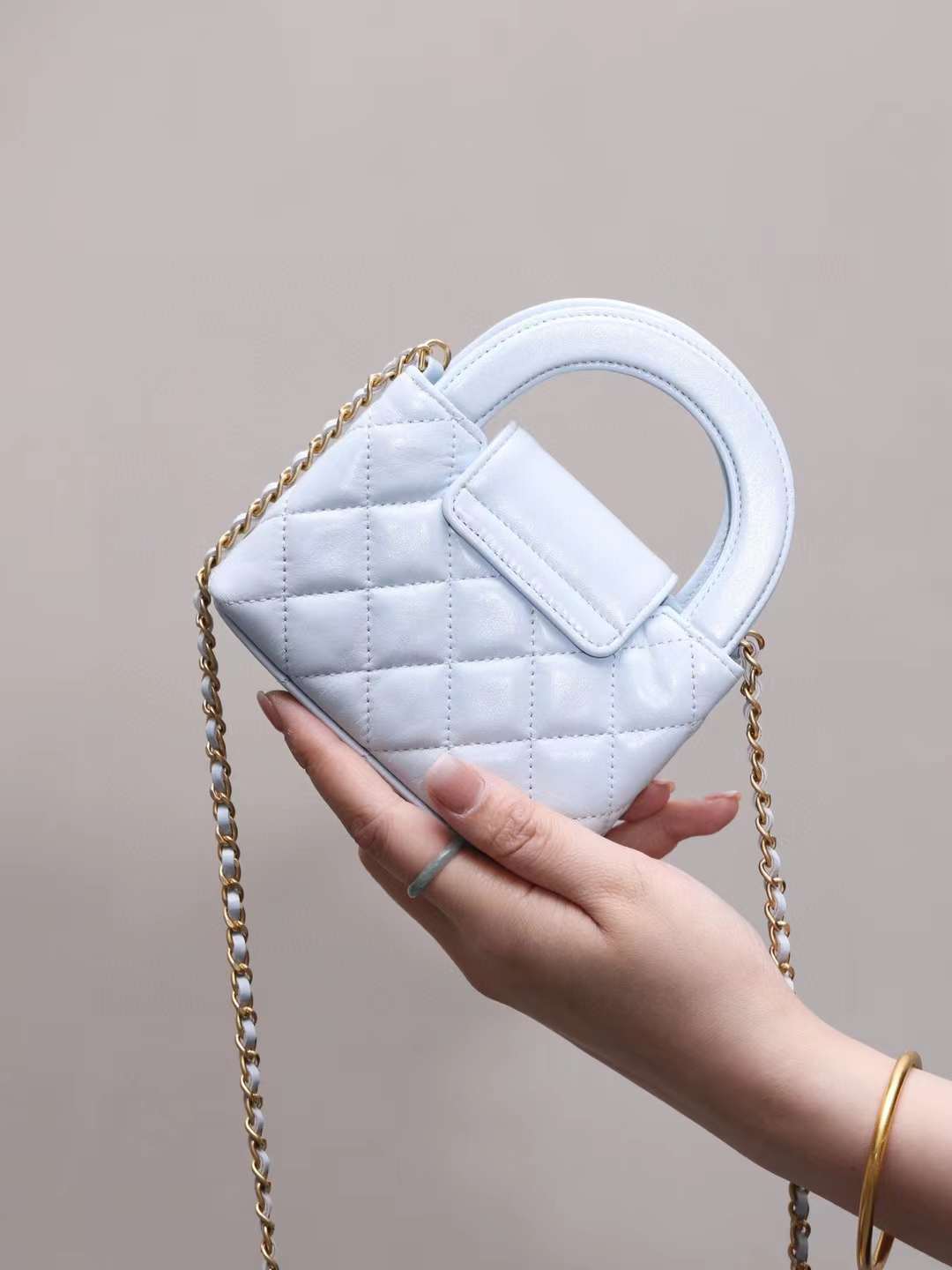 Chanel 23K mini shopping bag view 2