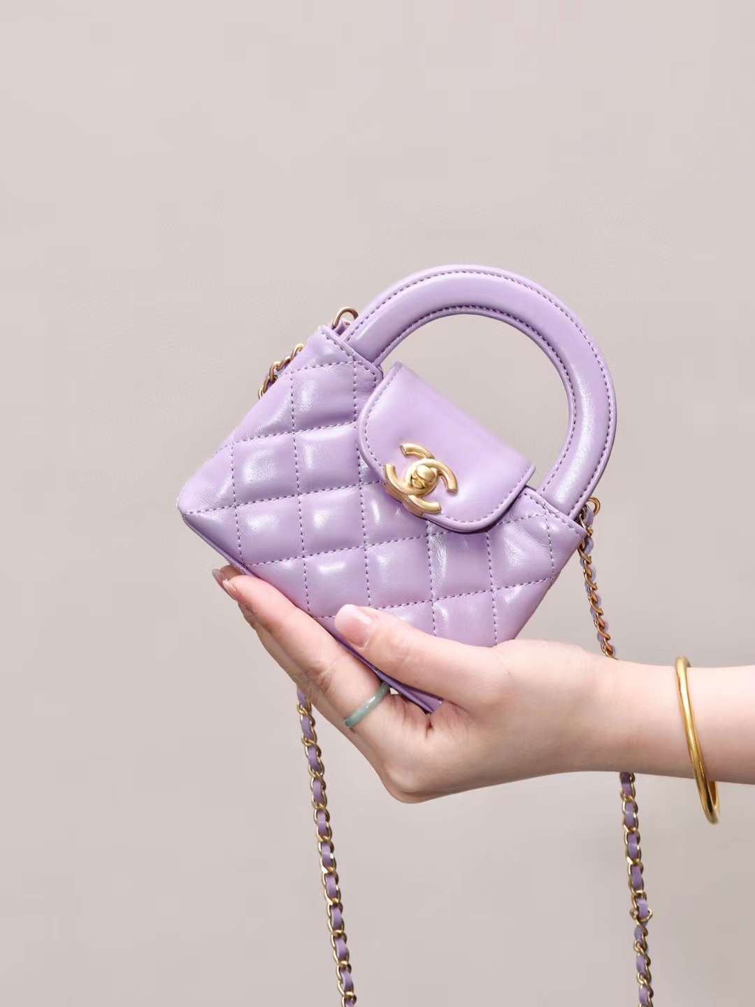 Chanel 23K mini shopping bag view 1