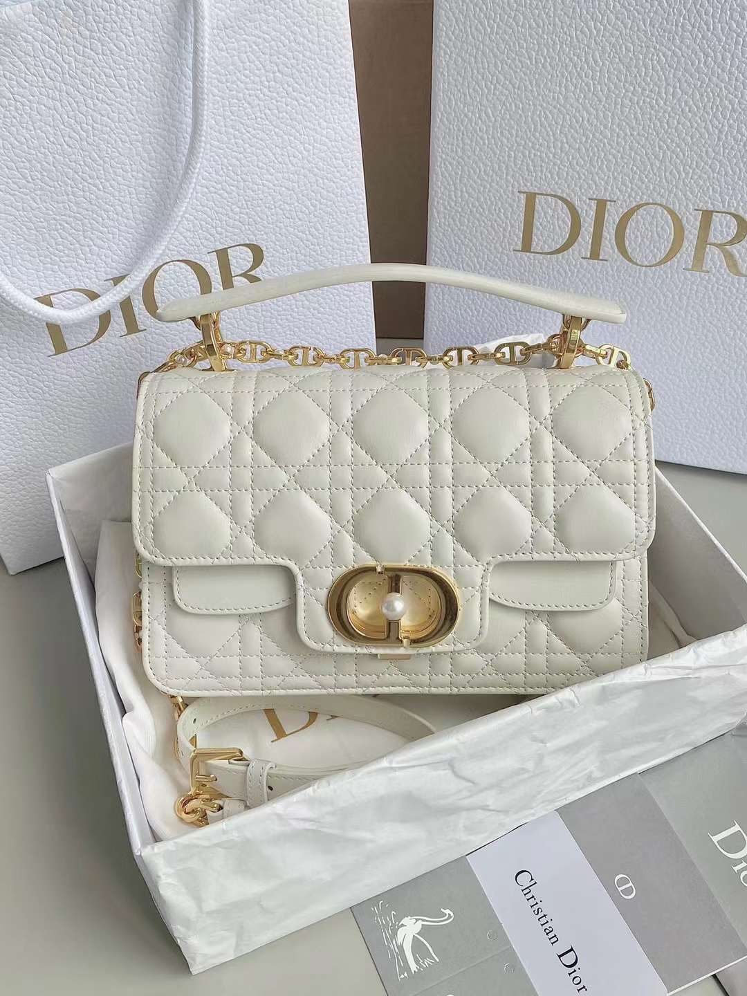 Dior Small Jolie Top Handle Bag view 1