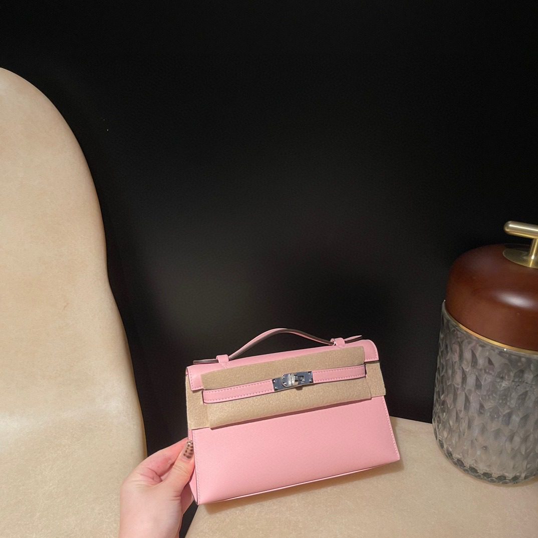 Hermès Kelly Pochette Swift 3qcolour view 2