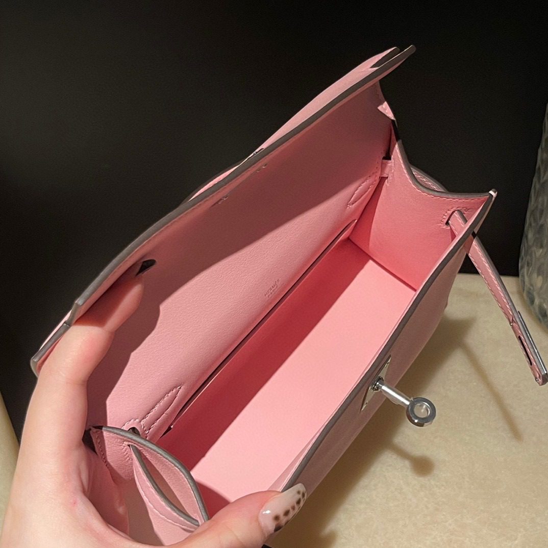 Hermès Kelly Pochette Swift 3qcolour view 7