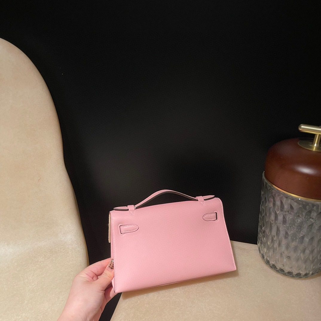 Hermès Kelly Pochette Swift 3qcolour view 8