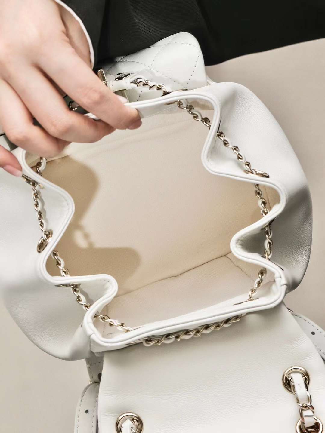 Chanel duma backpack view 3