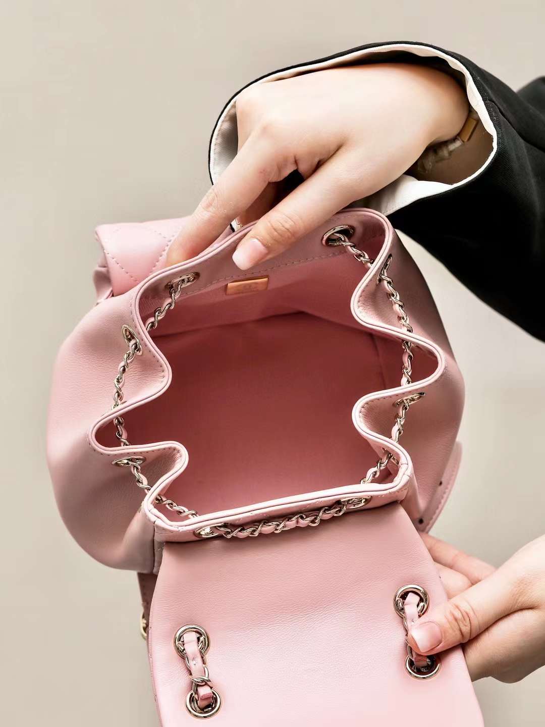 Chanel duma backpack view 3