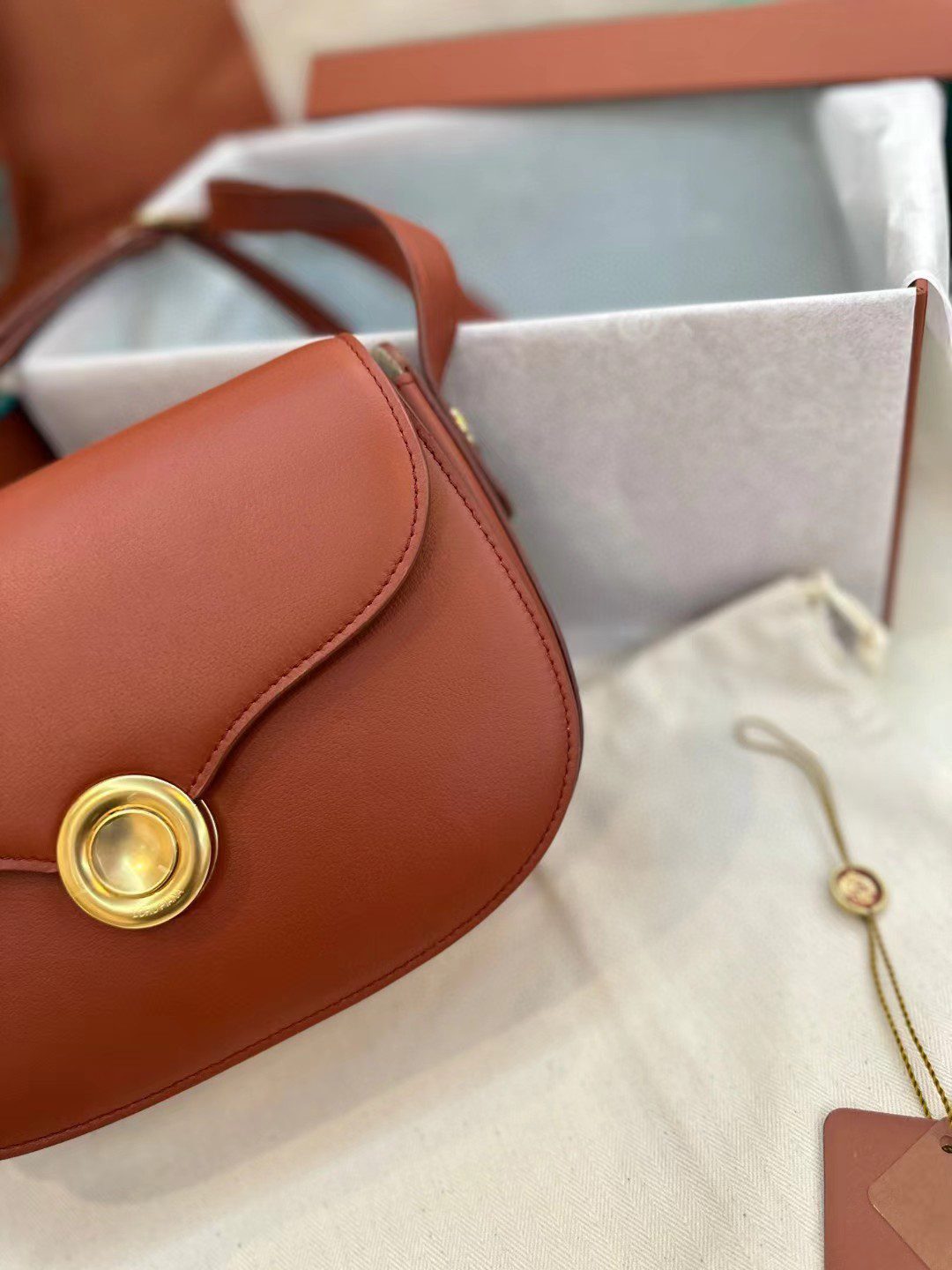 Loro Piana saddle bag view 3