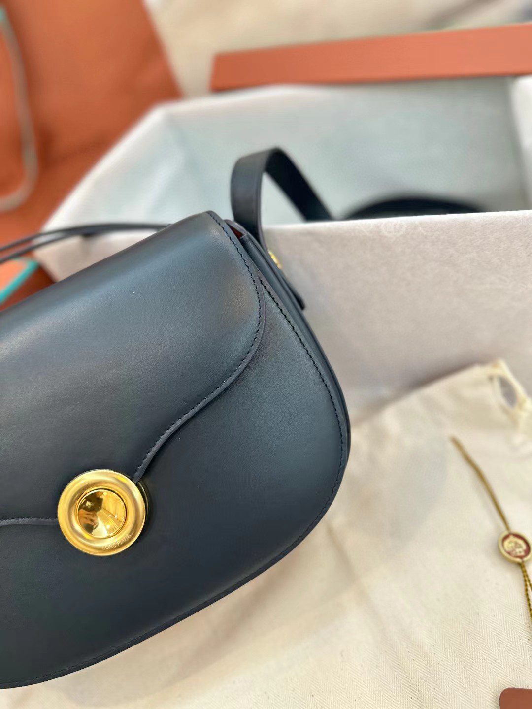 Loro Piana saddle bag view 2