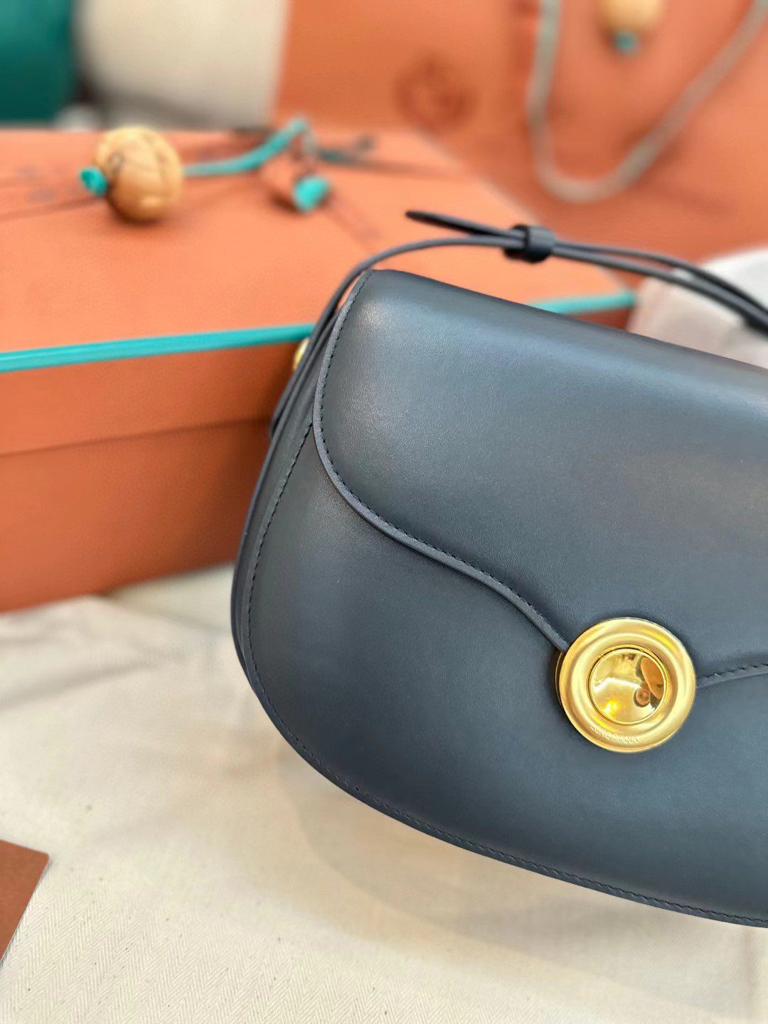 Loro Piana saddle bag view 3