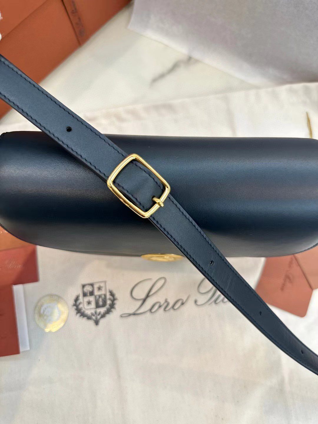 Loro Piana saddle bag view 5