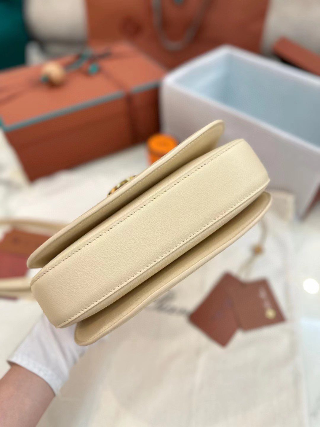 Loro Piana saddle bag view 7