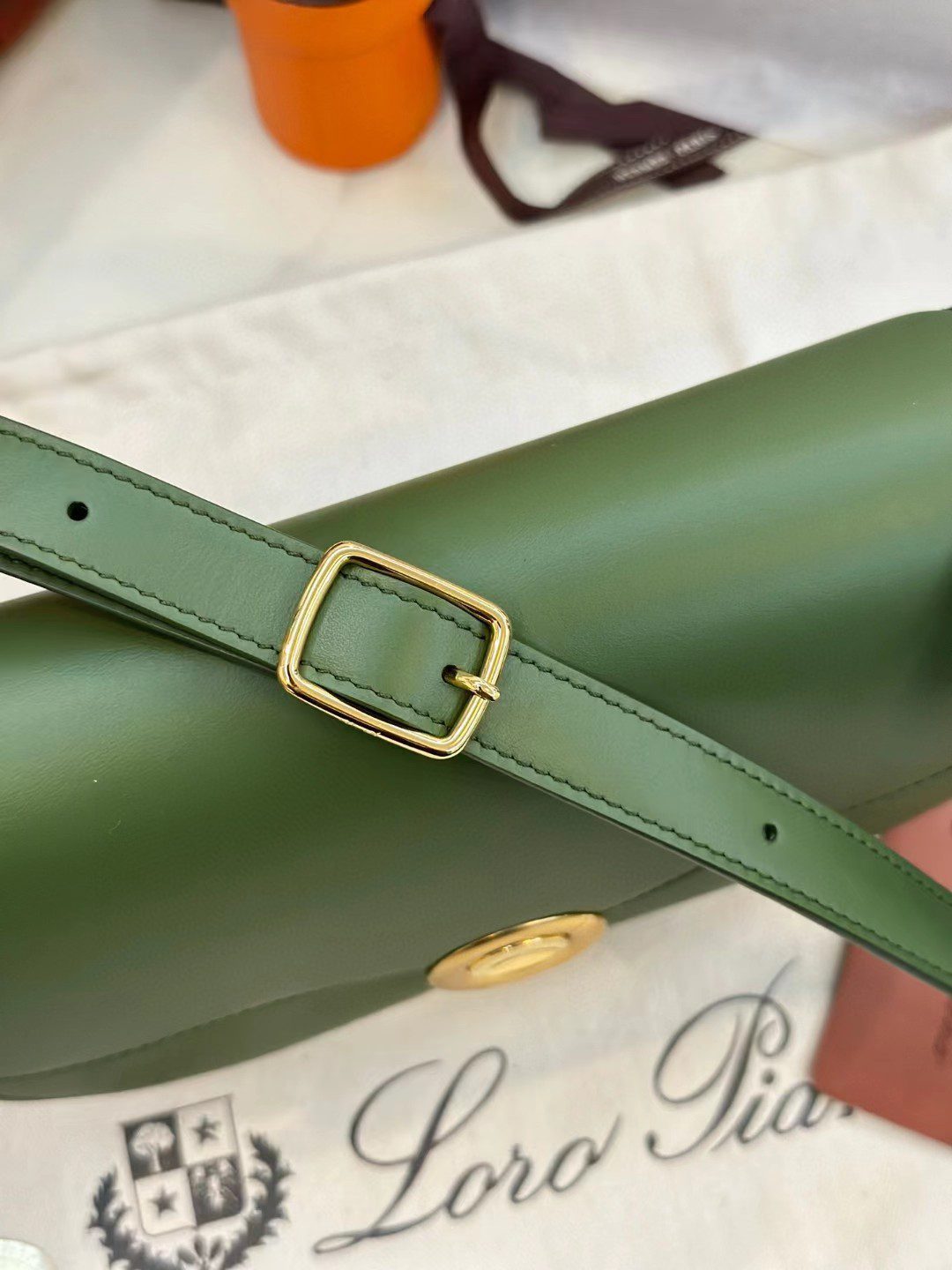 Loro Piana saddle bag view 5