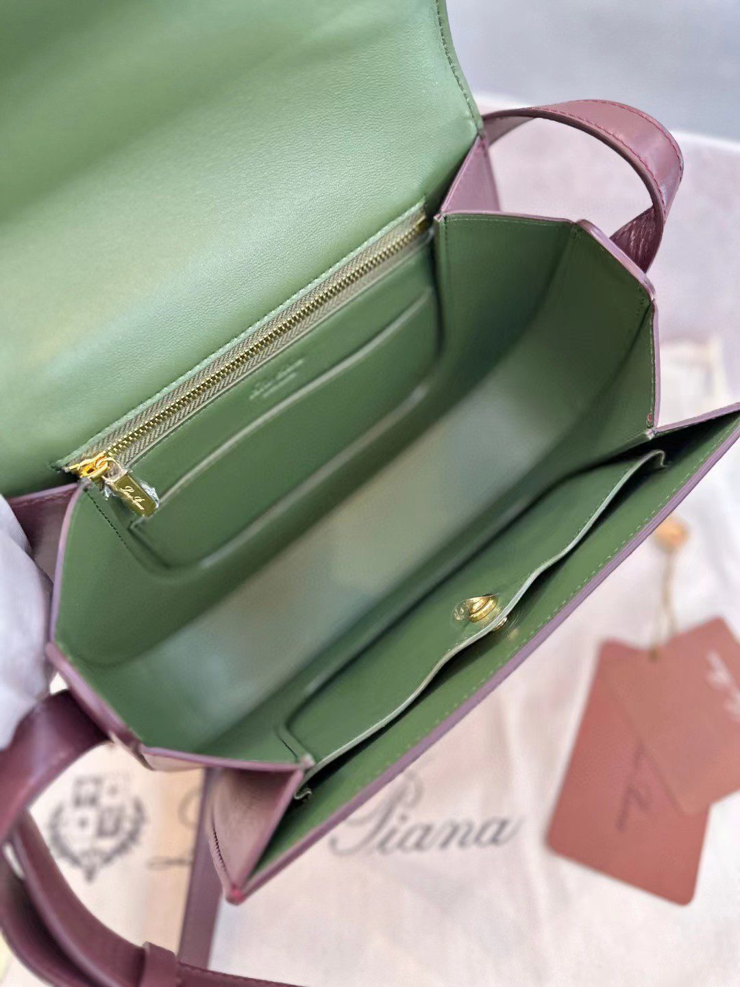 Loro Piana saddle bag view 7