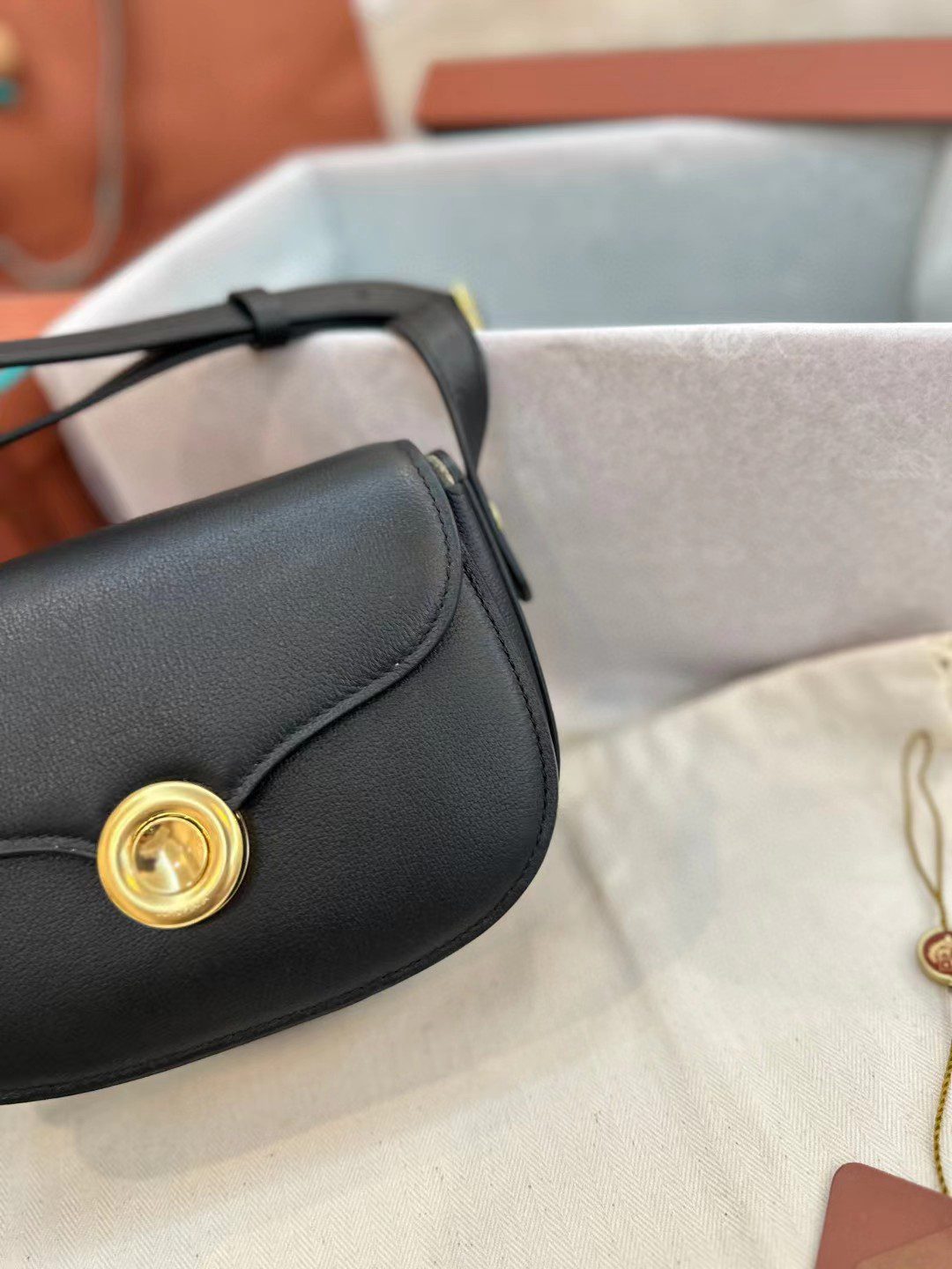 Loro Piana saddle bag view 2