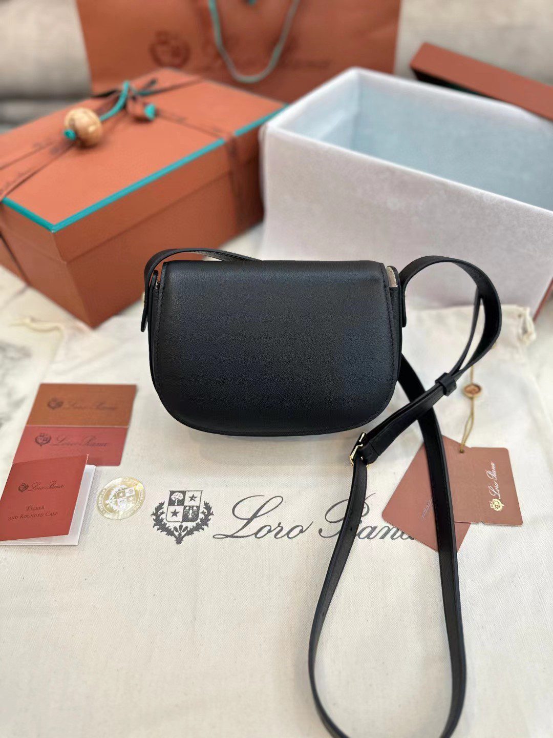 Loro Piana saddle bag view 7