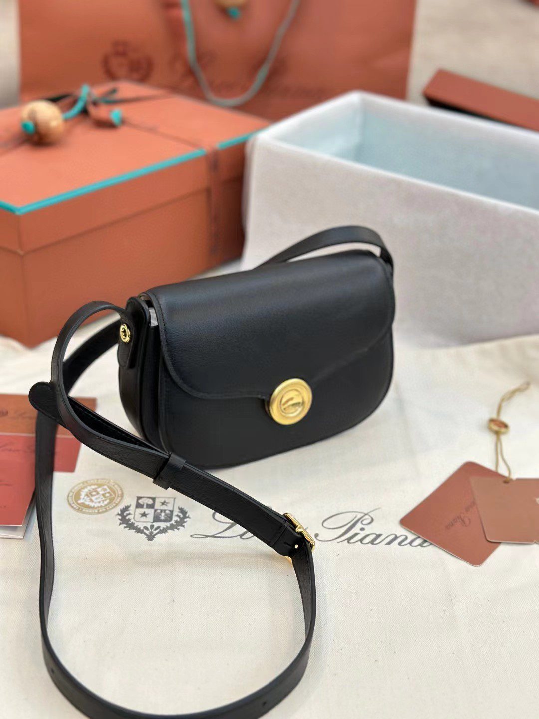 Loro Piana saddle bag view 9
