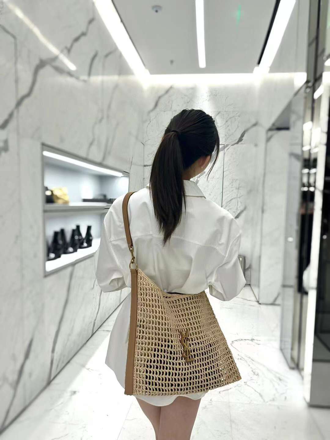 Saint Laurent OXALIS shopping bag view 8