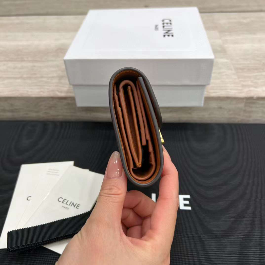 Celine cowhide wallet view 9