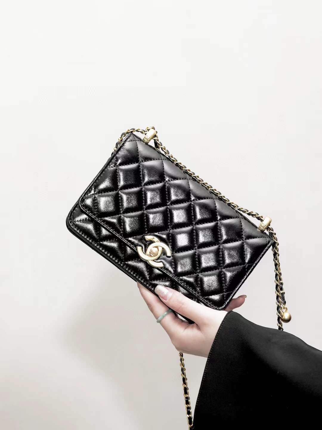 Chanel classics WOC Double ball BAG view 1