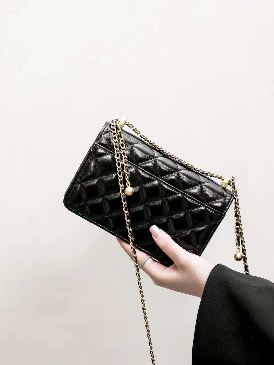 Chanel classics WOC Double ball BAG view 2