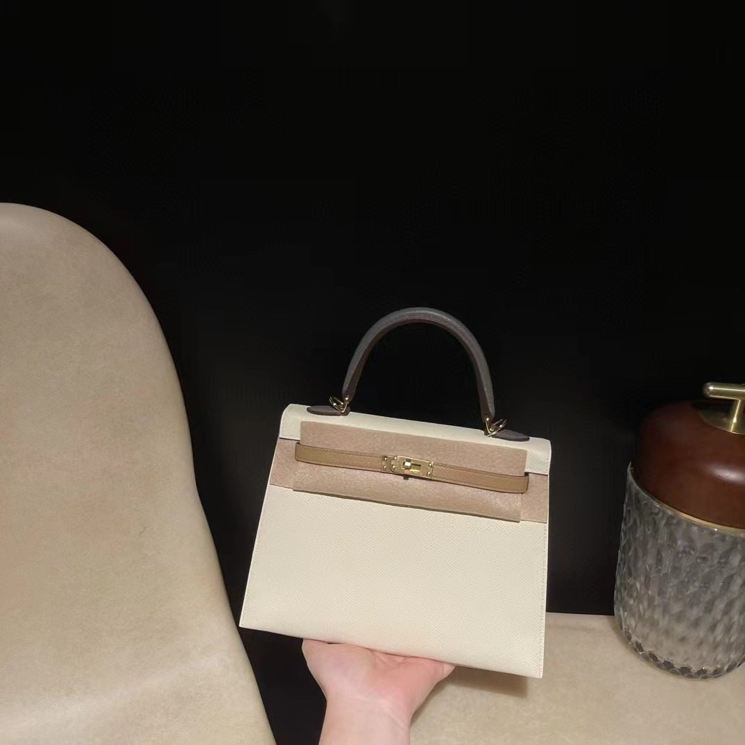Hermès Kelly 25 EPSOM i2colour OM OL view 2