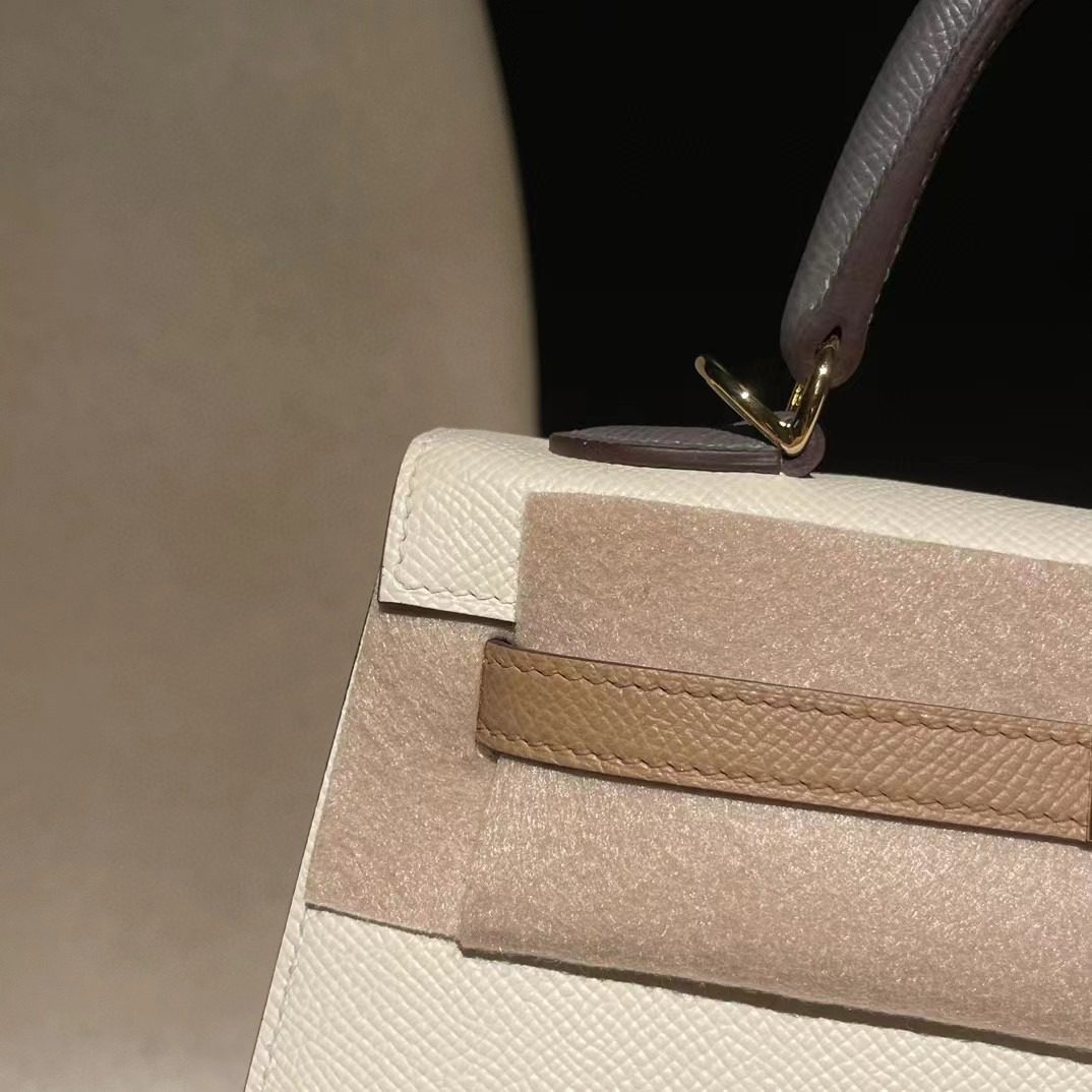 Hermès Kelly 25 EPSOM i2colour OM OL view 3