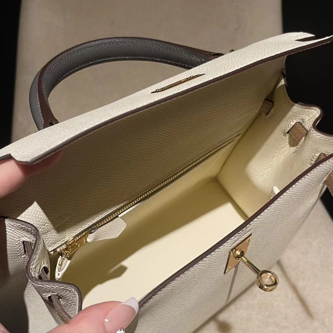 Hermès Kelly 25 EPSOM i2colour OM OL view 5