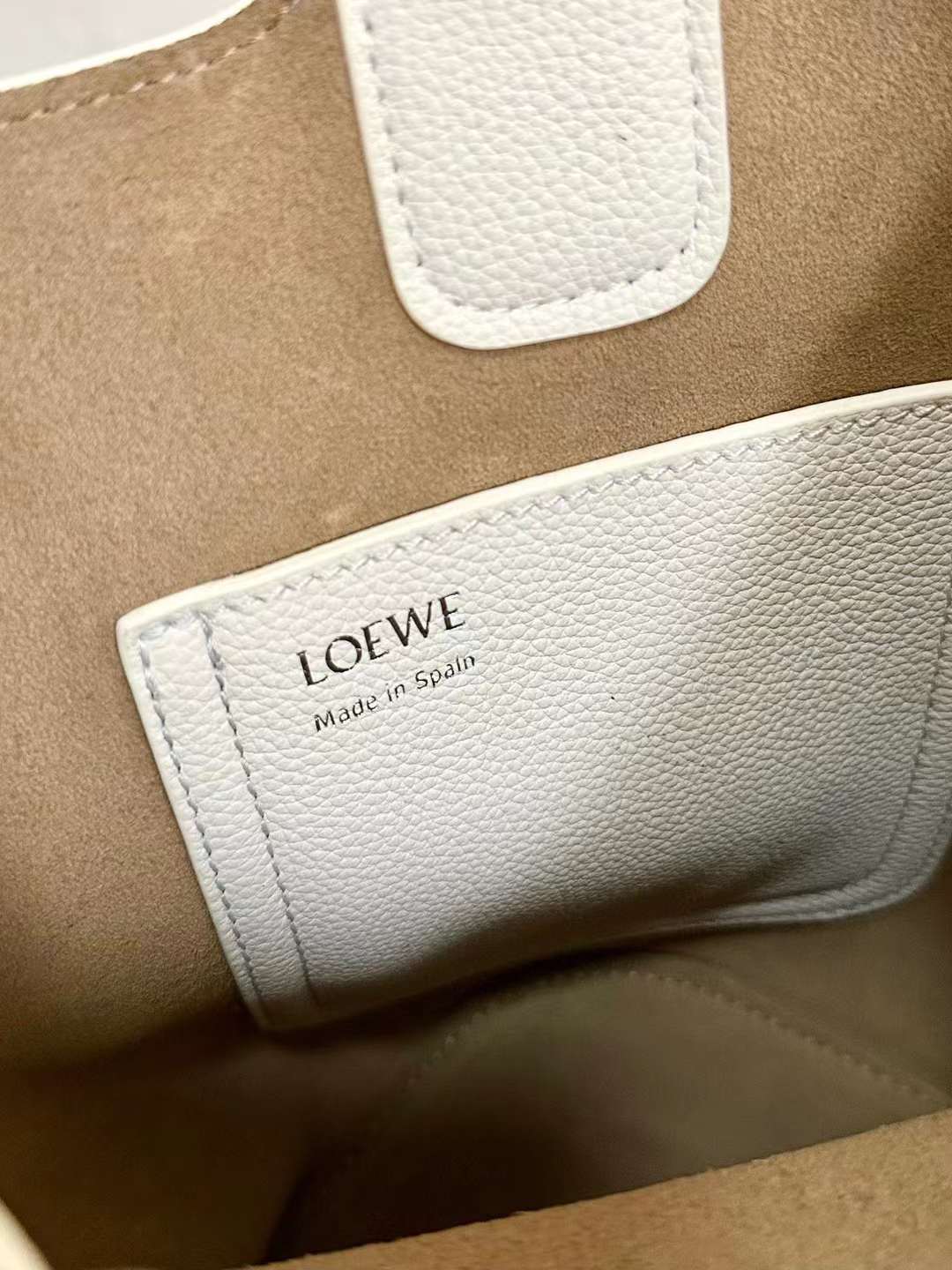 Loewe pebble mini bucket bag view 6