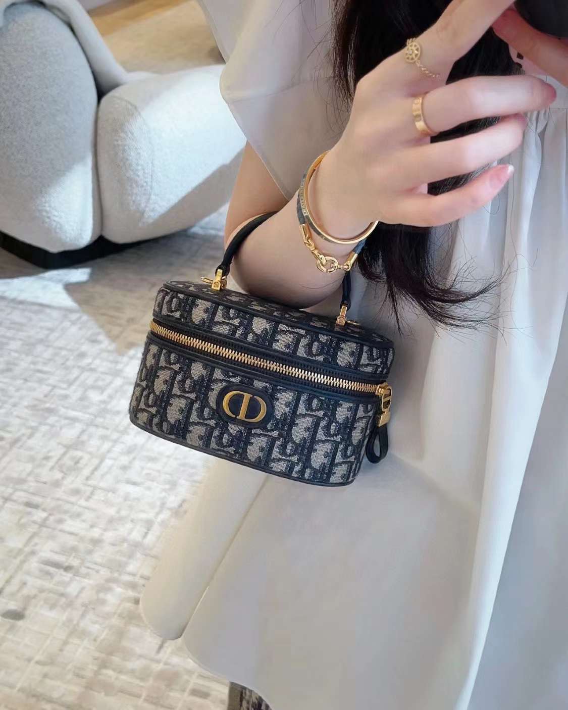 Dior Caro Vanity Bag view 9