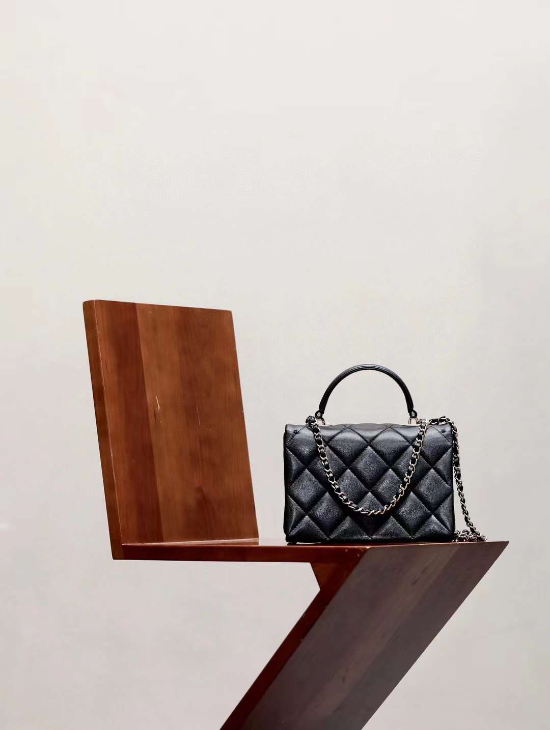 Chanel 24P kelly handle bag view 2
