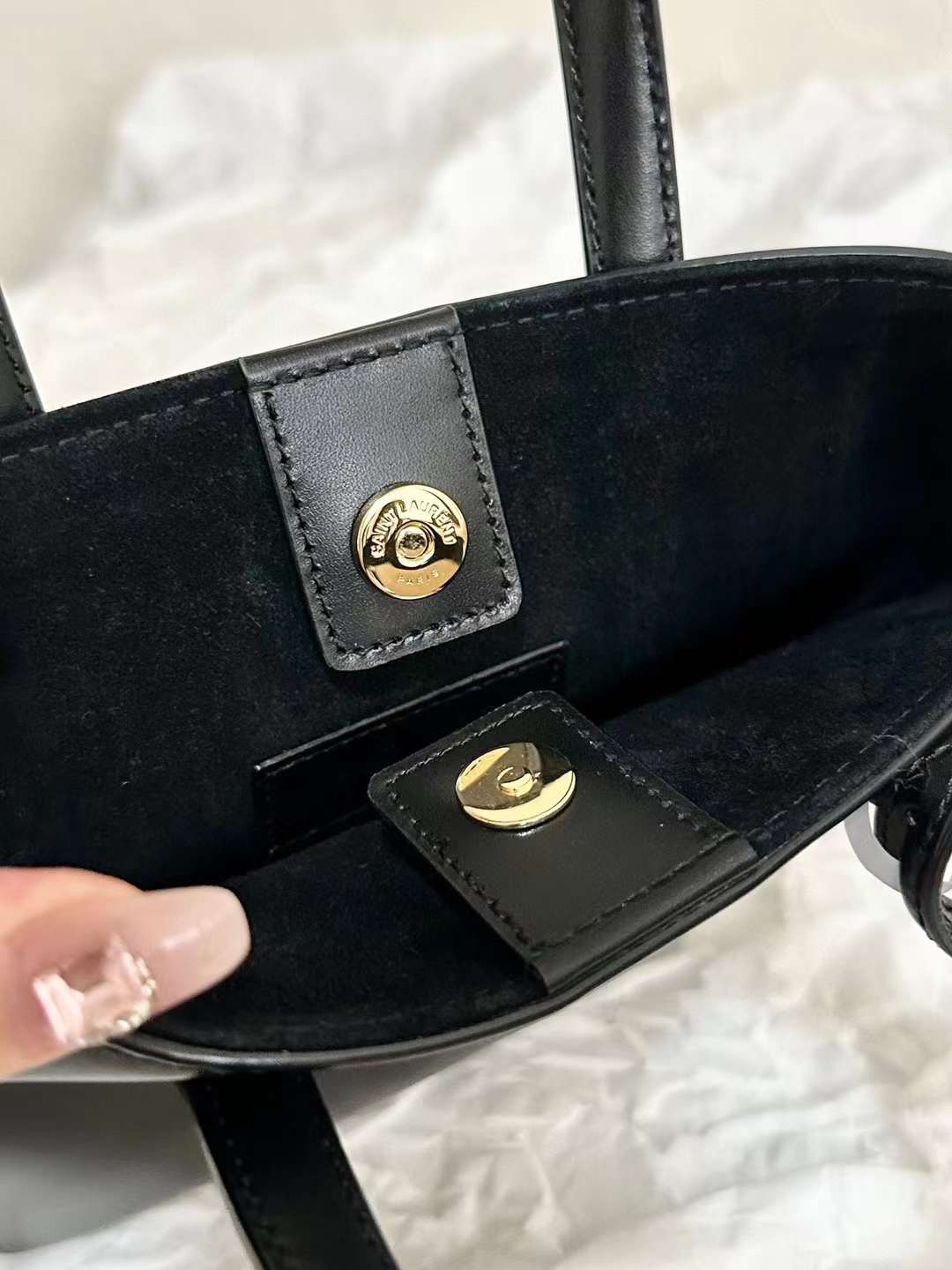 Saint Laurent mini tote bag view 5