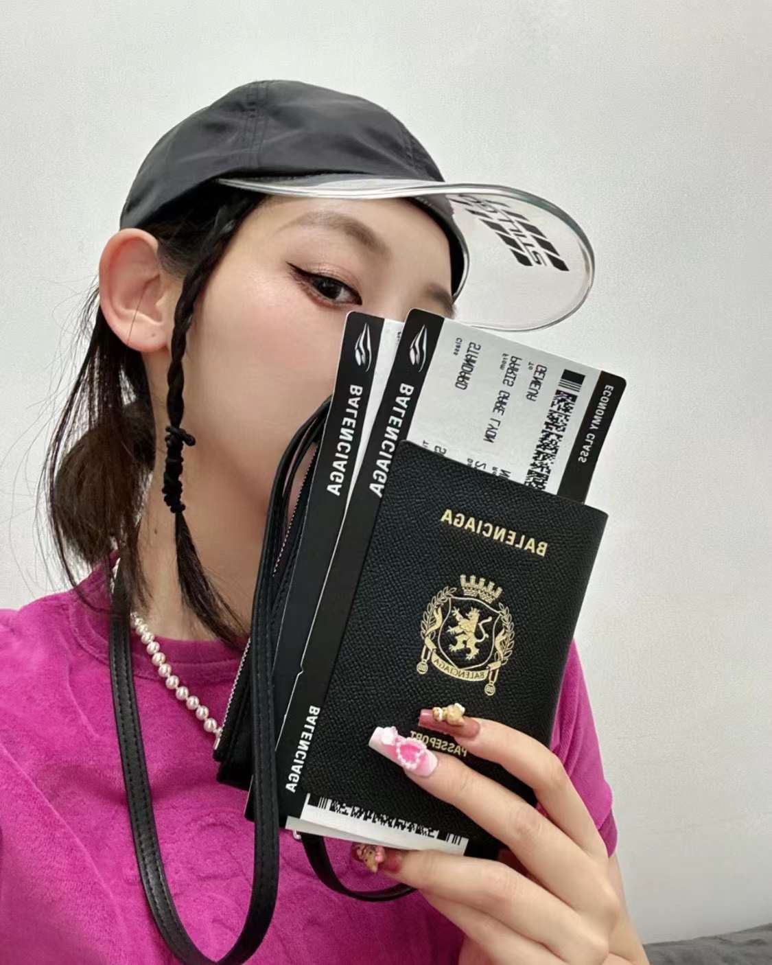 Balenciaga Air ticket PASSPORT Sling bag view 1