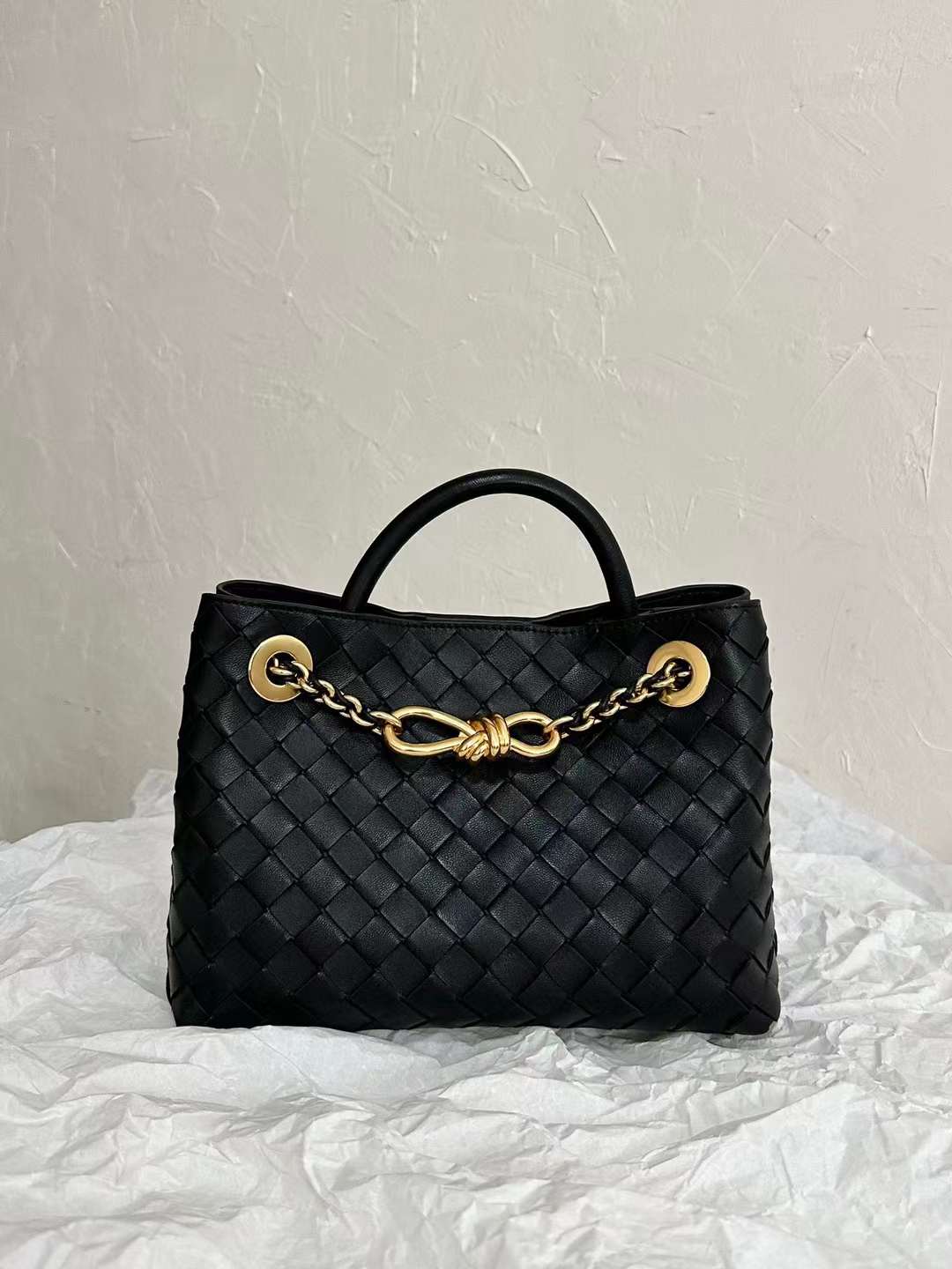 Bottega Veneta BV andiamo Chain briefcase view 2