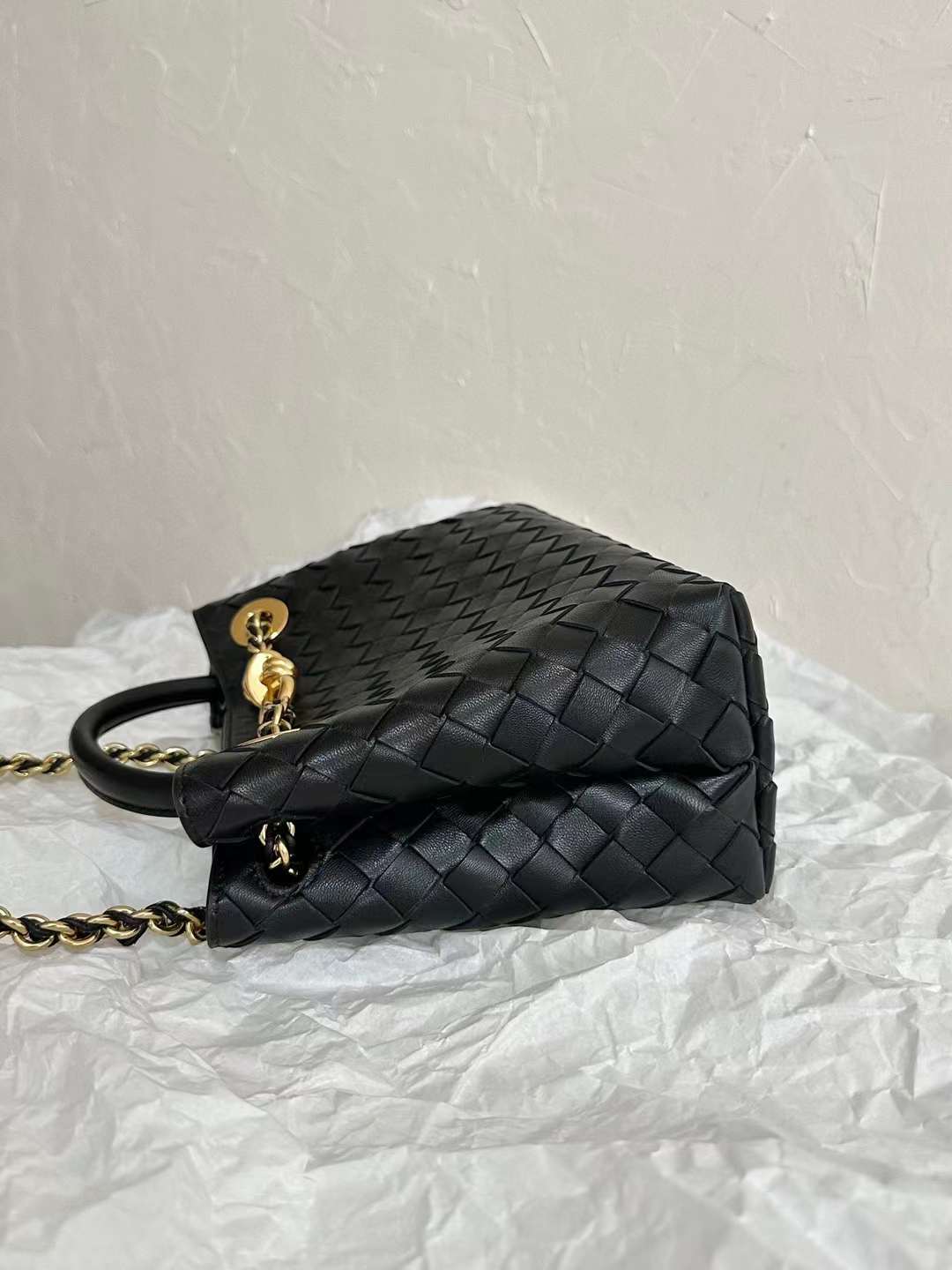 Bottega Veneta BV andiamo Chain briefcase view 3